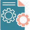 Engrenagens Arquivo De Configuracao Configuracao Ícone