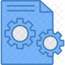 Engrenagens Arquivo De Configuracao Configuracao Ícone