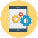 Celular Engrenagens Configuracoes Ícone