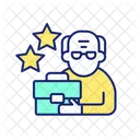 Unretirement Enhanced Customer Relations Development Icon