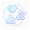 Enhanced customer relationships  Icon