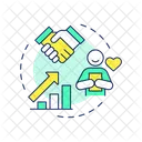 Enhanced customer relationships  Icon