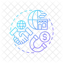 Enhanced trade balance  Icon