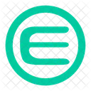 Enjin Coin Cryptocurrency Icon