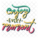 Enjoy every moment  Icon