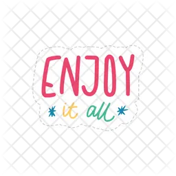 Enjoy it all  Icon