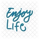 Enjoy Life Motivation Positivity Icon
