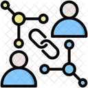 Enlace Social Comunicacion Icono