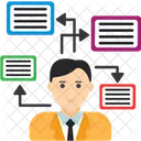 Enlaces de recursos humanos  Icono