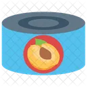 Conservas Melocoton Frutas Icono