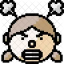 Chica Cara Loca Icono