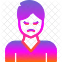 Ira Enojado Chico Icono