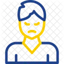 Ira Enojado Chico Icono