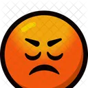 Ira Enojado Hombre Icono