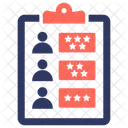 Enquete Client Client Evaluation Icône