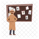 Detective Vecteur Carte Icône