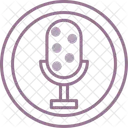 Enregistrement Microphone Audio Icon