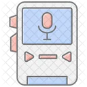 Enregistrement Vocal Icone De Couleur Lineaire Icon