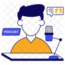 Enregistreur De Musique Podcast Enregistreur Vocal Icône
