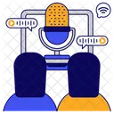 Enregistreur De Musique Podcast Enregistreur Vocal Icône