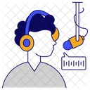 Enregistreur De Musique Podcast Enregistreur Vocal Icône