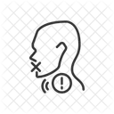 Enrouement Gorge Maladie Icon