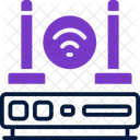 Enrutador Conexion Ciberespacio Icono