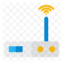 Enrutador Internet De Las Cosas Iot Icono