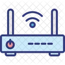 Amplificador De Internet Conectividad A Internet Dispositivo De Internet Icono