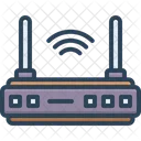 Adsl Enrutador Inalambrico Icono