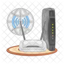 Router de wifi  Icono