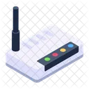 Servicio De Internet Enrutador Wifi Inalambrico Centro De Red Icono