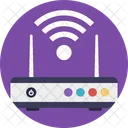 Router de wifi  Icono