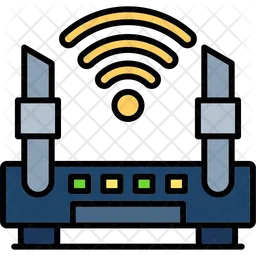 Router de wifi  Icono