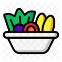 Ensalada Comida Saludable Icono
