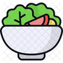 Ensalada Verduras Comida Vegana Icono