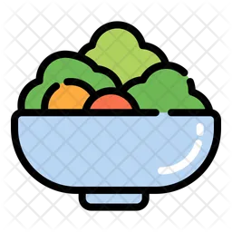 Ensalada de verduras  Icono