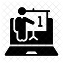Ensenanza En Linea Curso En Linea Estudio En Linea Icono