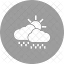 Ensolarado Chuva Clima Ícone