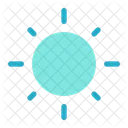 Ensolarado Sol Clima Ícone