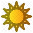 Ensolarado Clima Verao Ícone