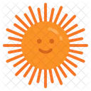 Ensolarado Nuvens Sol Ícone