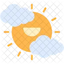 Ensolarado Clima Sol Ícone