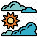 Ensolarado Verao Clima Icon