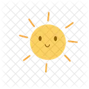 Ensolarado Sol Clima Icon