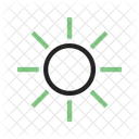 Ensolarado Sol Brilhante Ícone