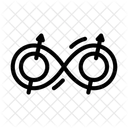 Entanglement Quantum  Icon
