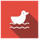 Ente Tier Schwimmen Icon