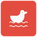 Ente Tier Schwimmen Icon