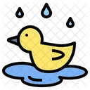 Ente-Pool-Nass-Regen-Float  Symbol